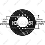 R650-1 STEEL RIM ASSEMBLY