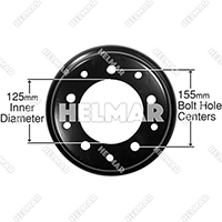 R650-4 STEEL RIM ASSEMBLY