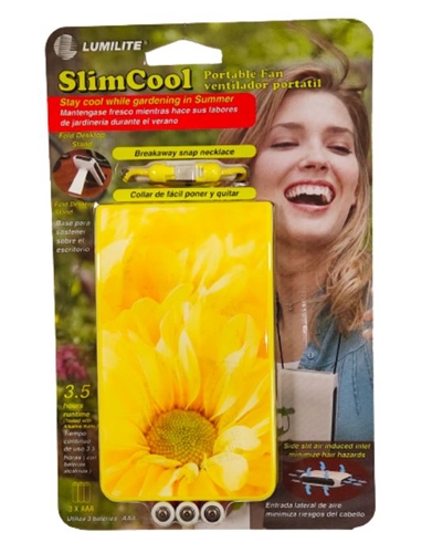 Lumilite SlimCool Portable Personal Fan