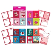 Valentine's Day 32 Sticker Cards