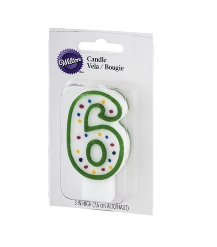 Wilton Birthday Number Candle