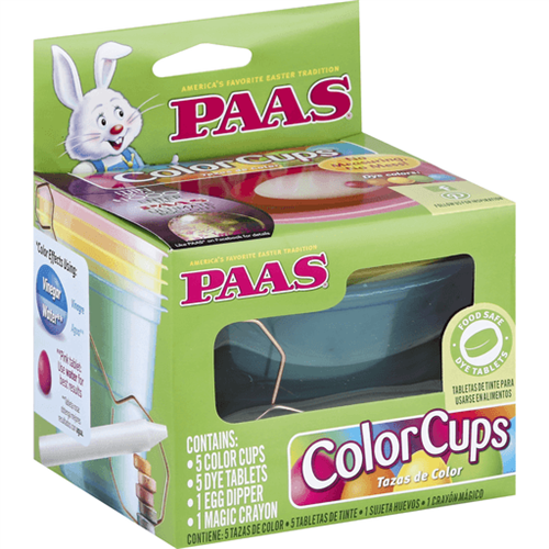 PAAS Easter Color Cups - Egg Decorating Kit