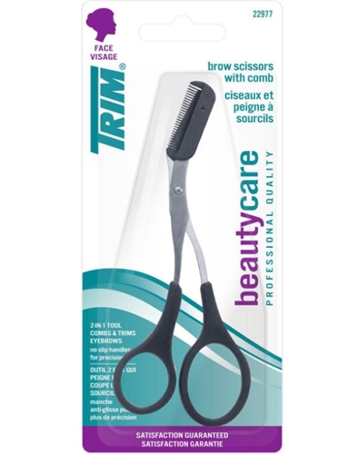 Trim Brow Scissors with Comb