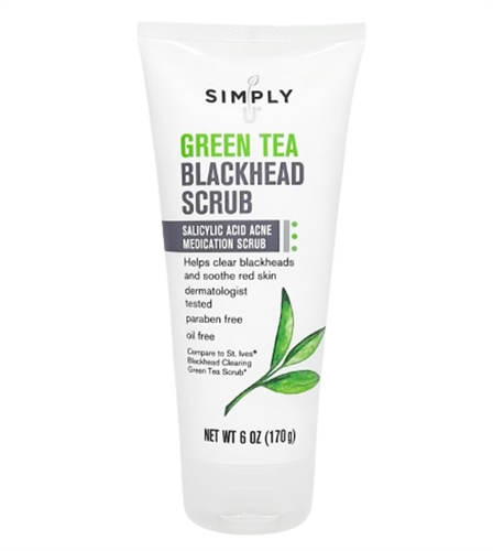 Simply U Green Tea Blackhead Scrub, 6 oz