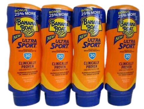 Banana Boat Ultra Sport Sunscreen Lotion, SPF 30, 10 Ounces 25% more
