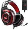 VANKYO CM7000 Pro Gaming Headset with 7.1 Surround Sound Stereo Xbox One Headset, Red / Blue