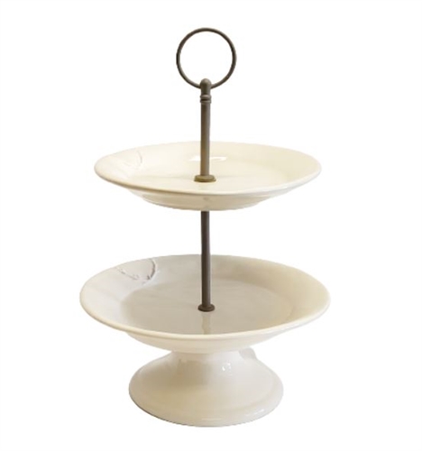 Lavallee Two-Tier Cake Stand