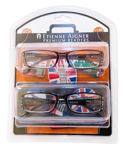Etienne Aigner Premium Readers / Reading Glasses, Pack of 2