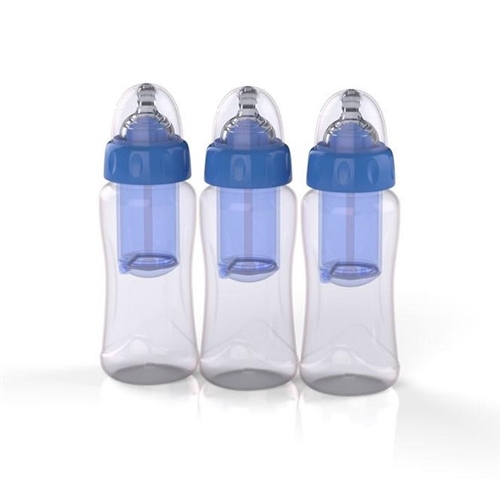 QuickMix 8-Oz (236mL) Baby Bottles, Pack of 3