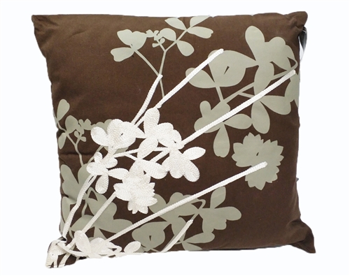Home Trend Decorative Cushion, Chocolate