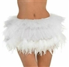 Women's Costume Deluxe White Feather Tutu, One Size