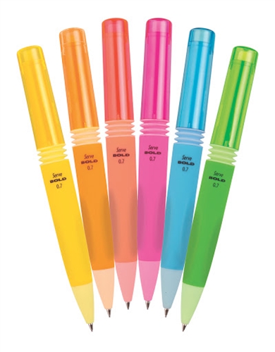 Serve Bold 0.7mm Mechanical Pencils, Pack Of 6