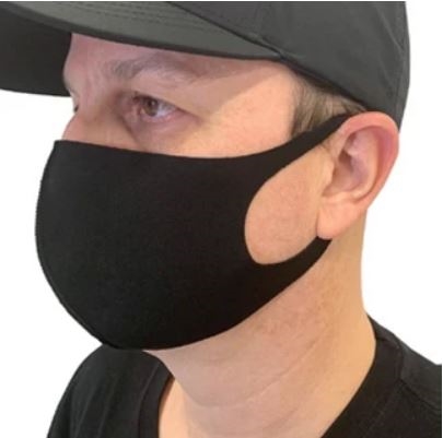 LEVELWEAR Reusable Face Masks, Black, 5 pcs