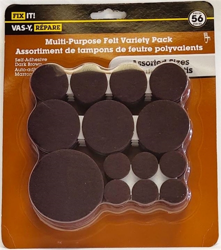 Multi-Purpose Felt Variety Pack, 56 pcs