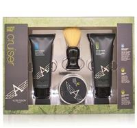 Cruiser by Aubusson 4-Piece Grooming Advanced Shave Kit for Men