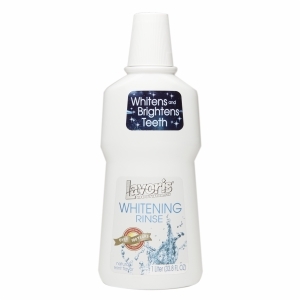 Lavoris Natural Mint Flavor Mouthwash - Whitening Rinse, 1.5L