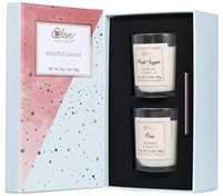 Body & Earth Love Scented Candle Gift Set, 2 Pcs