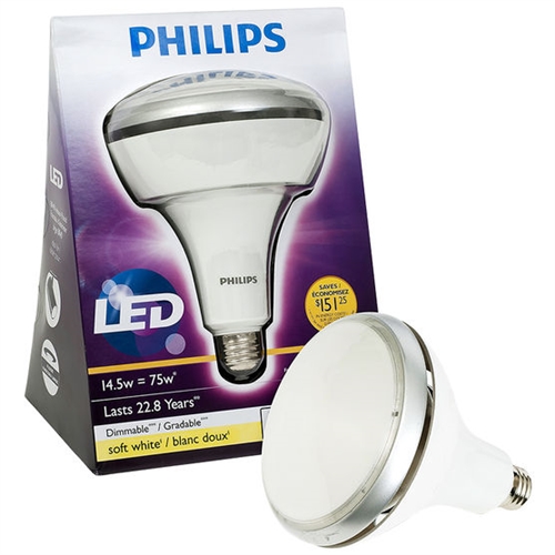 PHILIPS LED Dimmable 14.5W BR40 Bulb