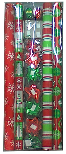 Holiday Time Gift Wrap Ensemble