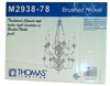 Thomas Lighting Colonial Style 12-Light Chandelier