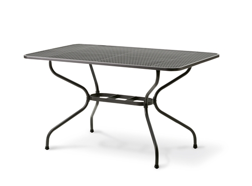 MESH TOP TABLE, 57"X35"