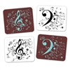 Treble/Bass Clef Mouse Pad