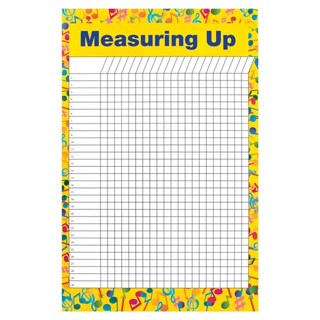 Yellow Border Incentive Wall Chart