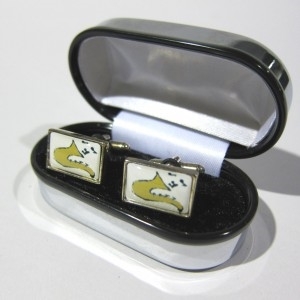 Framed Saxophone Cufflinks