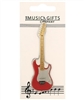 Red Electric Guitar Magnet