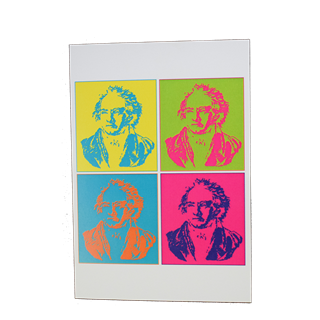 Greeting Card - Beethoven Multi Color