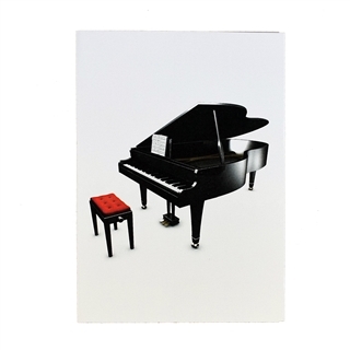 Greeting Card - Grand Piano