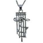 Music Staff Pendant Necklace