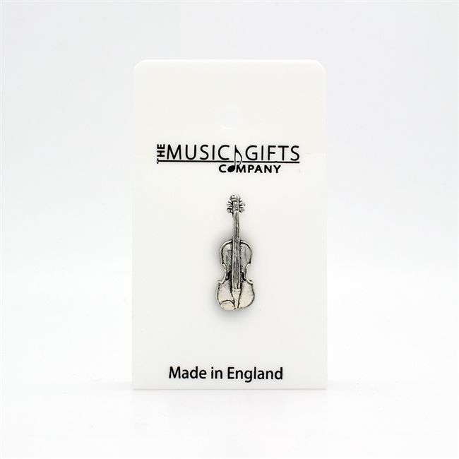 Violin Pewter Pin