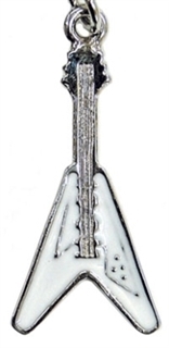 Flying V Guitar Charm/Zipper Pull