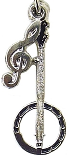 Banjo Charm/Zipper Pull