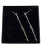 Flute Pewter Earrings