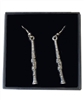 Clarinet Pewter Earrings