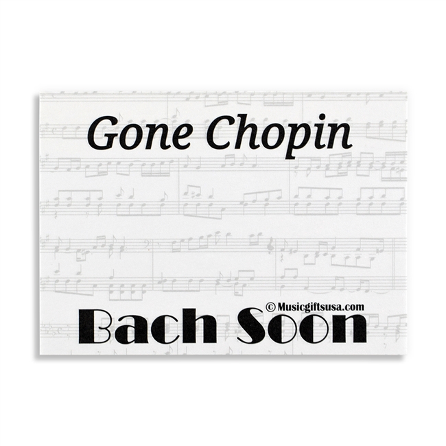 Gone Chopin Post-it Notes