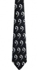 Handmade Tie - Bass Clef in Black