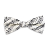 White Mozart Silk Bow Tie-Made in England