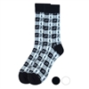 Men's Music Checkerboard Socks