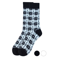 Men's Music Checkerboard Socks