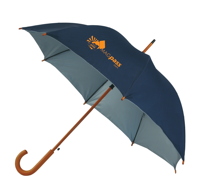 B1303 - The 48 Auto Open Umbrella with Hook Handle