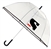 B1333 - The 47" Clear Bubble Umbrella with Hook Handle