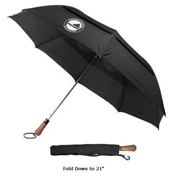 B1344 - The 58" Auto Open Folding Windproof Golf Umbrella