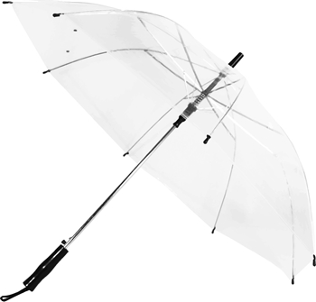 B1350 - The 46" Auto Open Basic Clear Umbrella