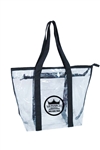 B3056 - Classic Clear Tote with Zipper Closure