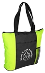 B3069 - The All Purpose Zippered Tote With Front Pocket and Side Mesh Pocket