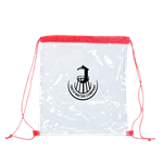 B3084 - The 18" x 18" Clear Drawstring Backpack