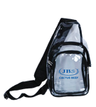 B7049 Clear Mini Backpack /Cross Shoulder Bag